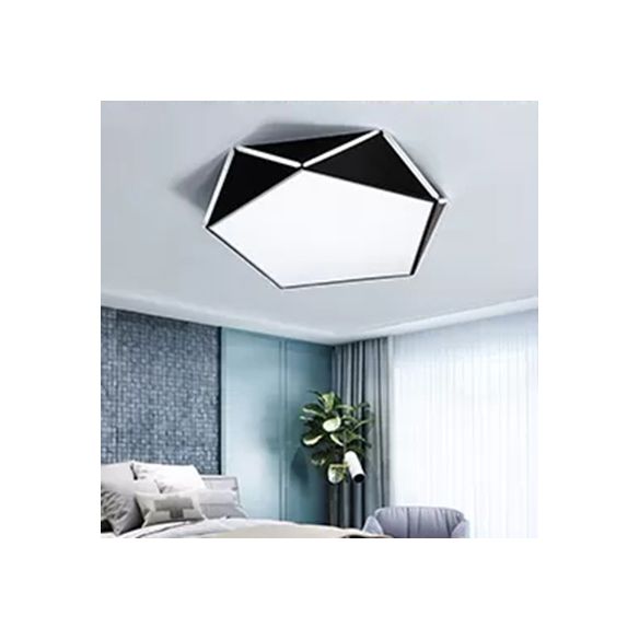Cafe Pentagon Diamond plafonnier acrylique macaron style LED plafonnier