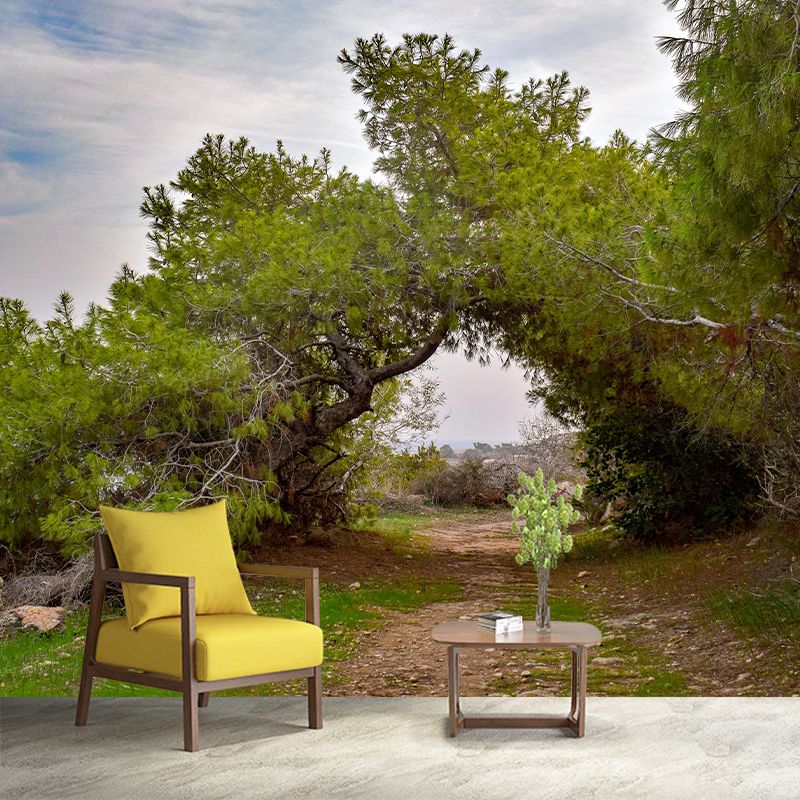 Modern Style Spatial Extension Mural Mildew Resistant Wallpaper for Home