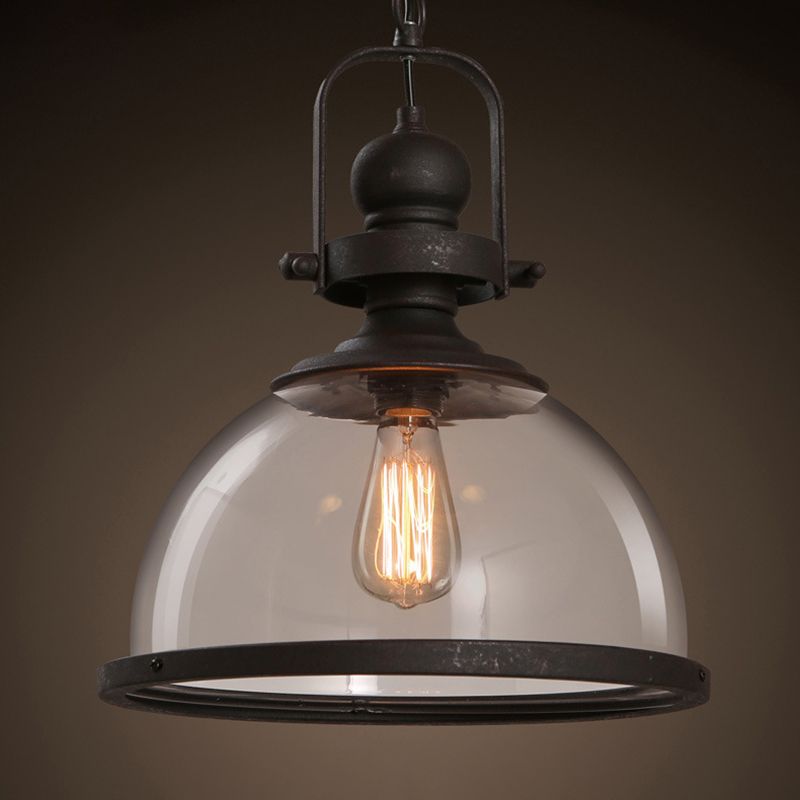 1 Livre de plafond pendentif en verre léger