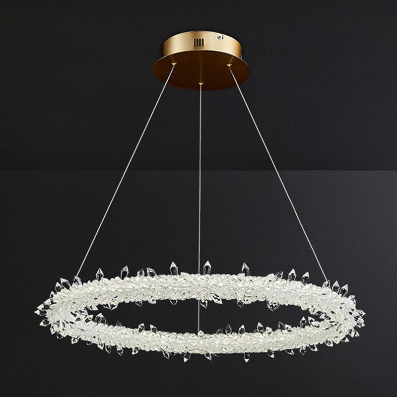 Lampade per lampadari a LEDELIE LED SIMPLICITÀ MODERNY GARLA LEDE LUMI DI CRIDURO CRIDUNGE PENDANTI PER RISTATO