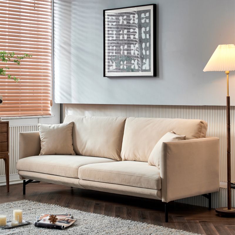 Stationary 2-seater Living Room Tuxedo Arm Standard Cushions Settee