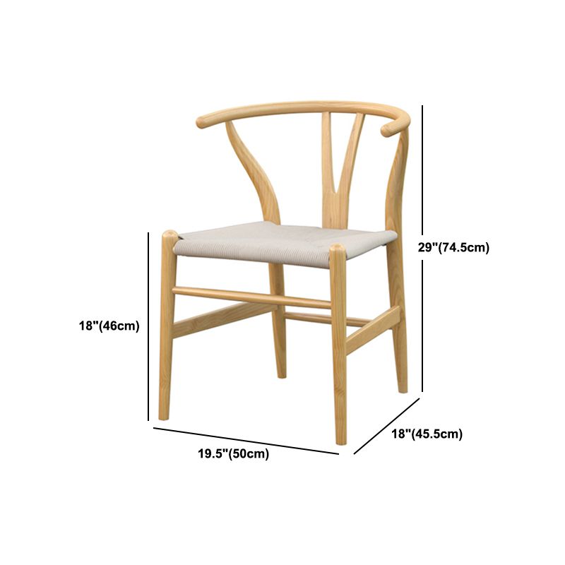Contemporary Dining Set 1/4/5 Pcs Solid Wood Dining Table and Chairs