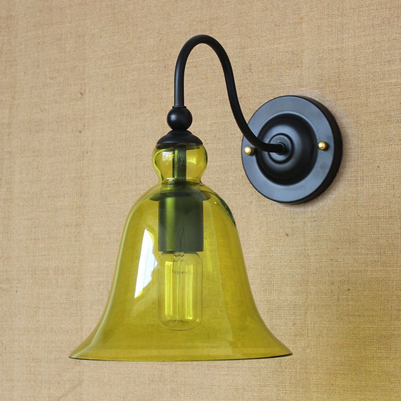 Glass Wall Lighting Fixtures Industrial Style 1 Light Wall Mounted Light Fixture