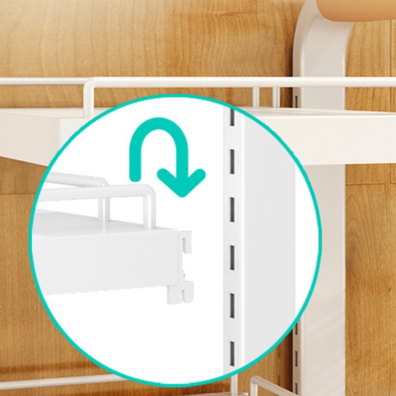 Contemporary Open Back Bookshelf Metal Vertical Bookcase for Office