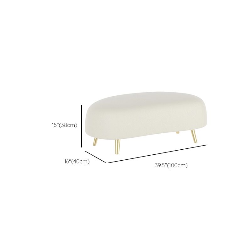 Scandinavian White Sectional Sofa with Tight Back in Pine Wood