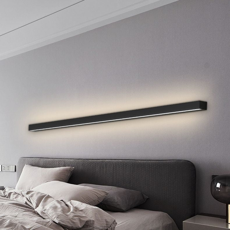 Modern Minimalist Style Thin-Line Wall Mounted Light Fixture Metal Wall Light Sconces for Living Room