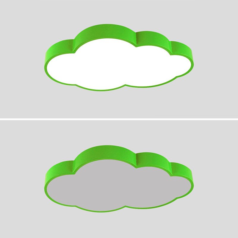 Plafonnier encastré nuage de style moderne en métal 1 lumière LED luminaire encastré