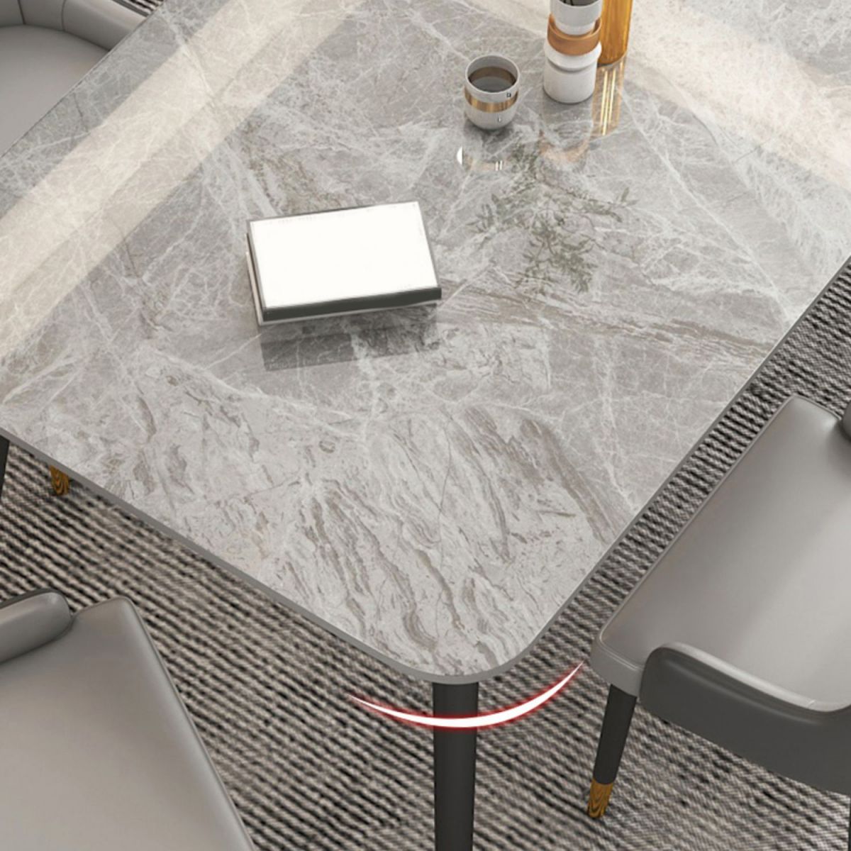 Nordic Style Dining Room Set 1/2/5/7 Pcs Dining Set for Home Use