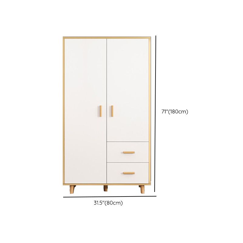 Rectangular Wardrobe Cabinet Modern Simple Wooden Wardrobe Cabinet