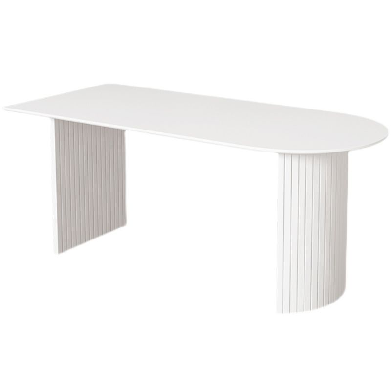 Mesa de comedor contemporánea de madera sólida Mesa de comedor de mármol de mármol para comedor para comedor
