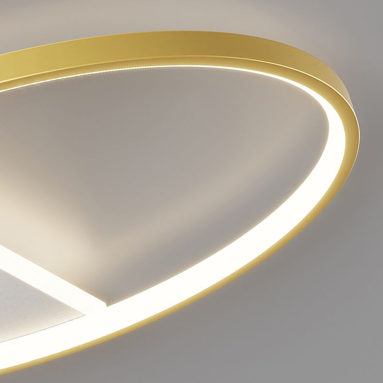 Ring Simplicity Lighting Fixture Gypsophila LED Flush Mounted Ceiling Lights