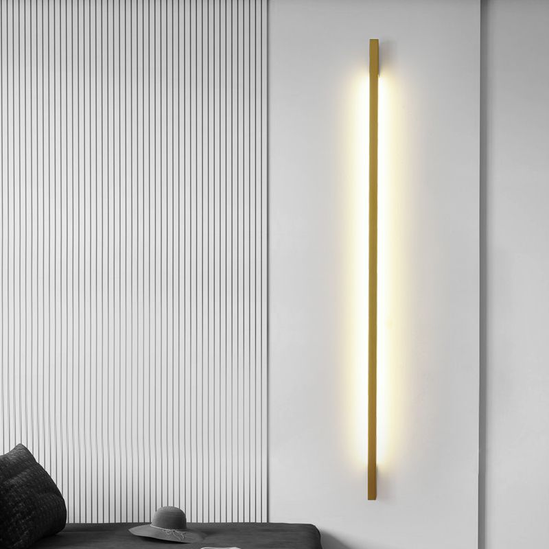 Modern Style Linear LED Wall Light Sconce with Acrylic Shade for Washroom