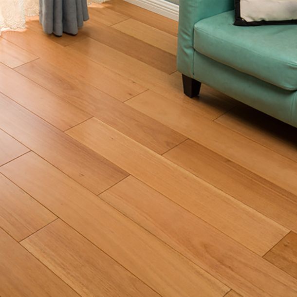 Waterproof Wood Floor Planks Smooth Rectangle Solid Wood Flooring Tiles