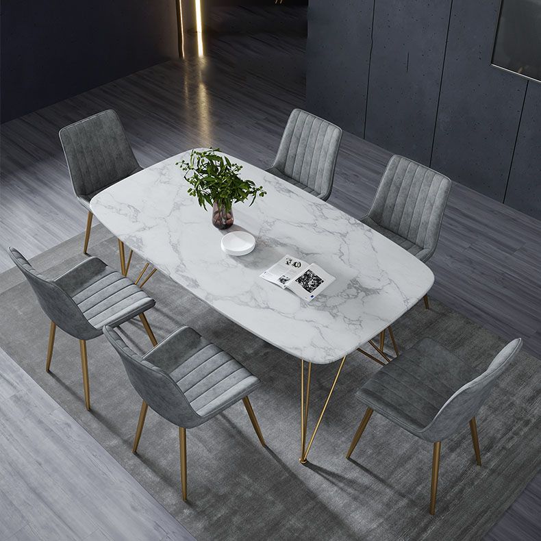 Sillas de comedor escandinavas de metal para interiores y exteriores Silla Parsons con patas de metal