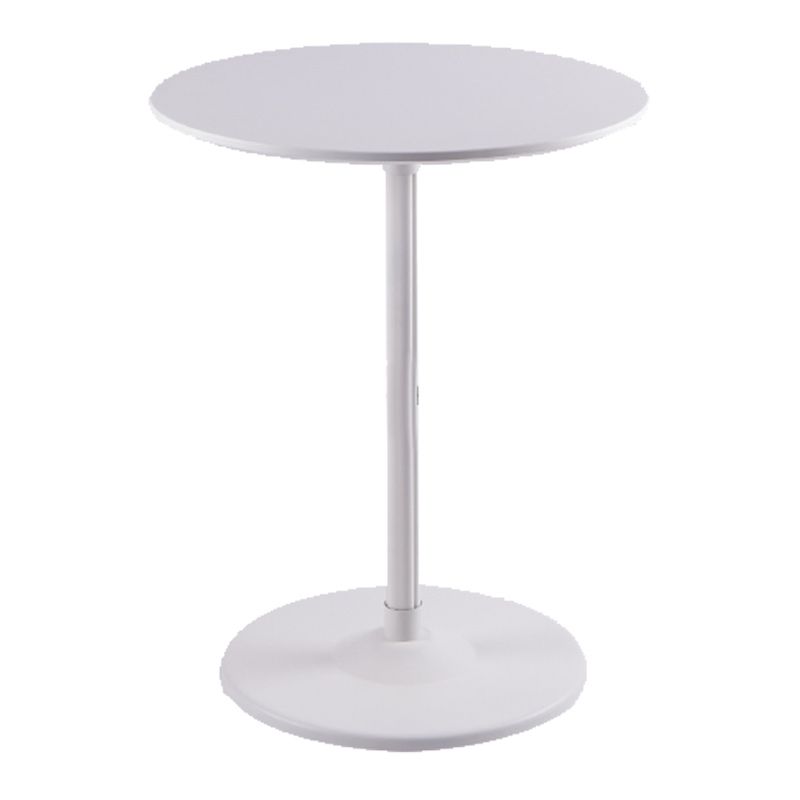 Contemporary Pedestal End Table Round Side End Table for Living Room