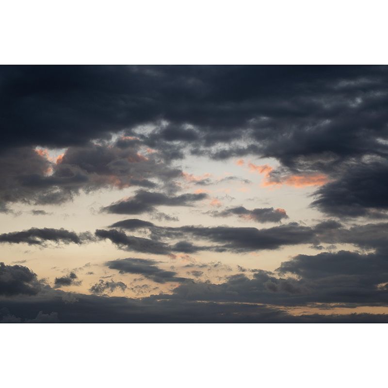 Cloud Landscape Mural Wallpaper Mildew Resistant Modern Living Room Decoration