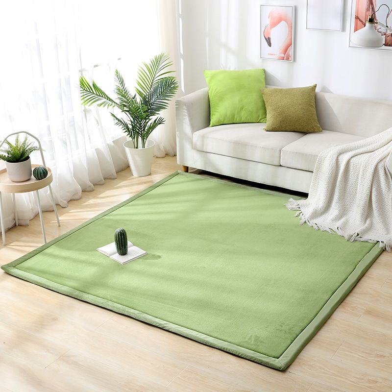 Einfarbiger Simplicity-Teppich, mehrfarbiger Polypropylen-Teppich, pflegeleichter, waschbarer, rutschfester Teppich für Schlafzimmer