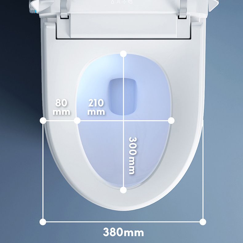 Modern Toilet Bowl One Piece Toilet Floor Mounted ABS Toilet