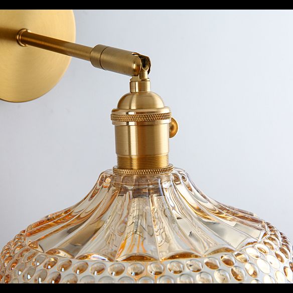 Armed Vanity Wall Lights Modern Nordic Style Glass Single Vanity Lamp