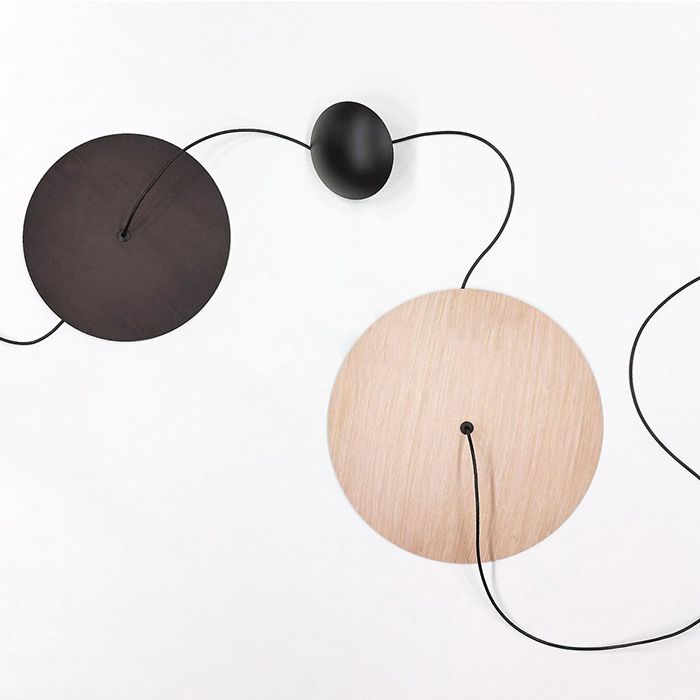 Schwarz UFO-Form Minimalismus-Stil LED Hängende hängende leichte postmoderne Metallbeleuchtung für Wohnzimmer