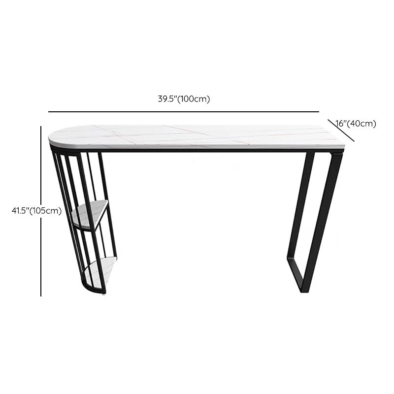 Sintered Stone Top Table Set 1/5 Pieces Modern Irregular Shape Pub Table Set