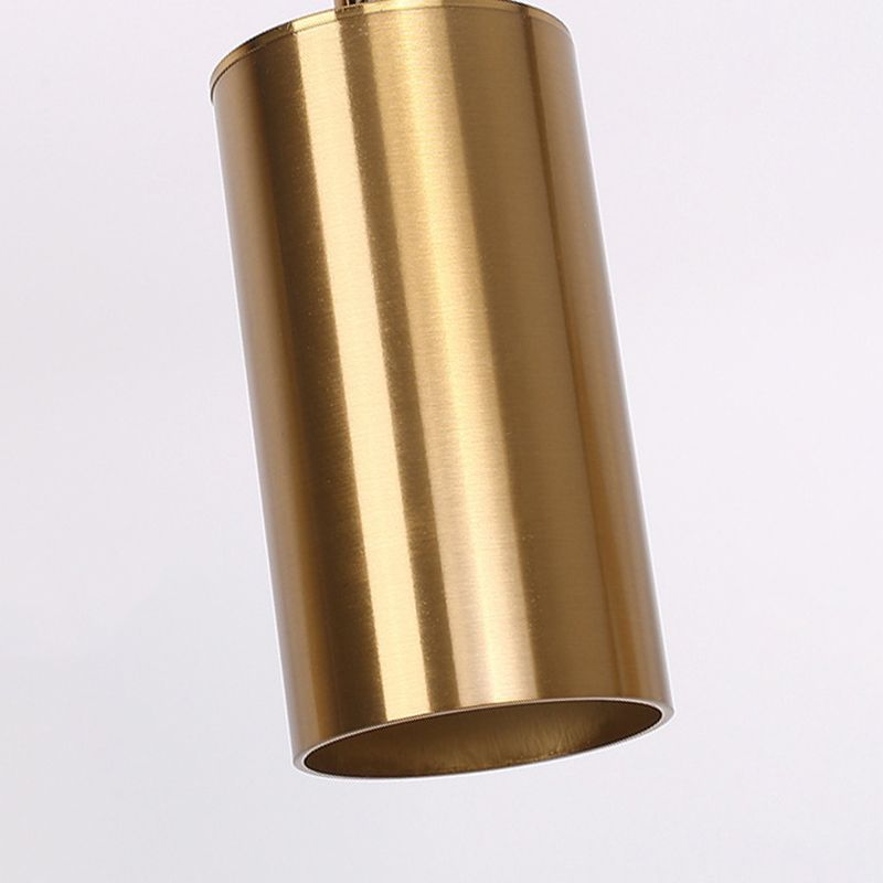 Cilindros de cilindro de estilo contemporáneo Pendientes de metal Pendientes de metal Lights Lights