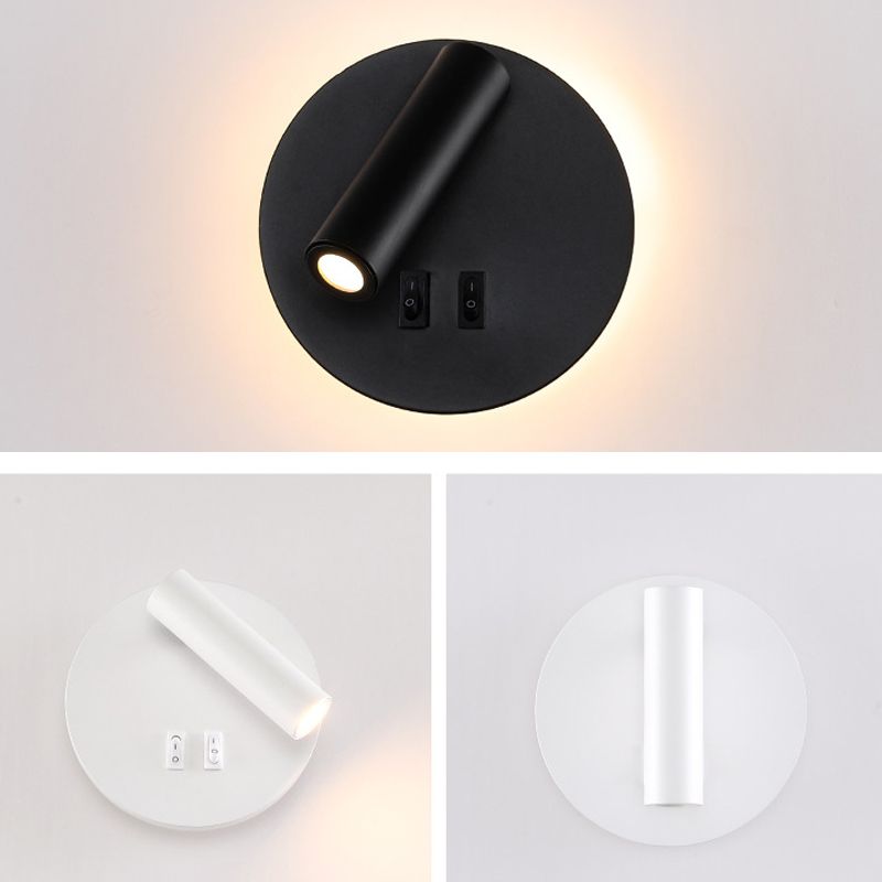 Noordse moderne stijl roteerbare wandbevestiging lamp armatuur led huis slaapkamer muur sconce