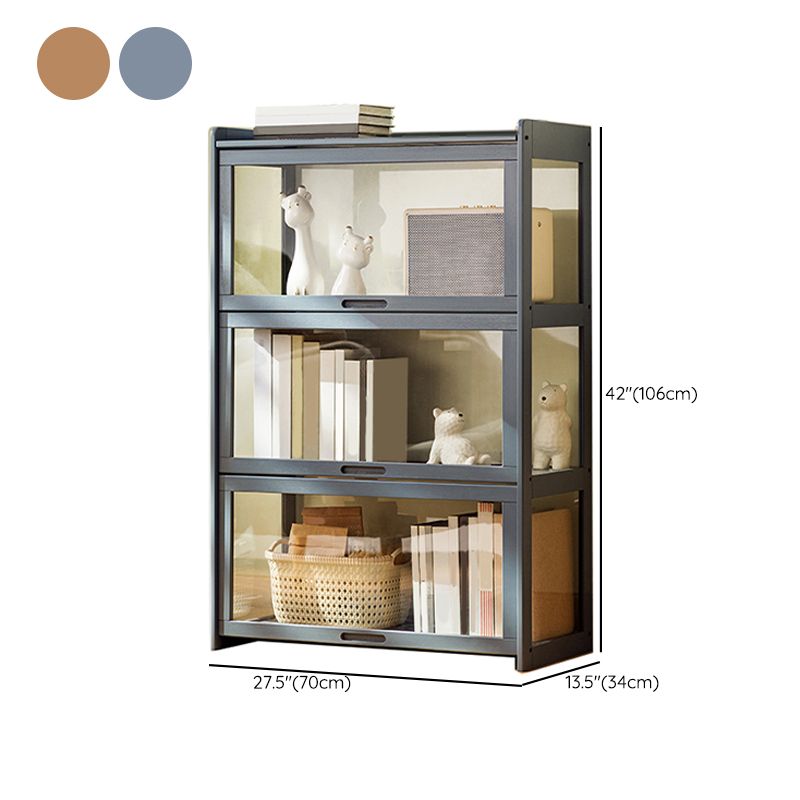 27.6" W  Rectangle Accent Cabinet, Contemporary Chest in Natural/Gray