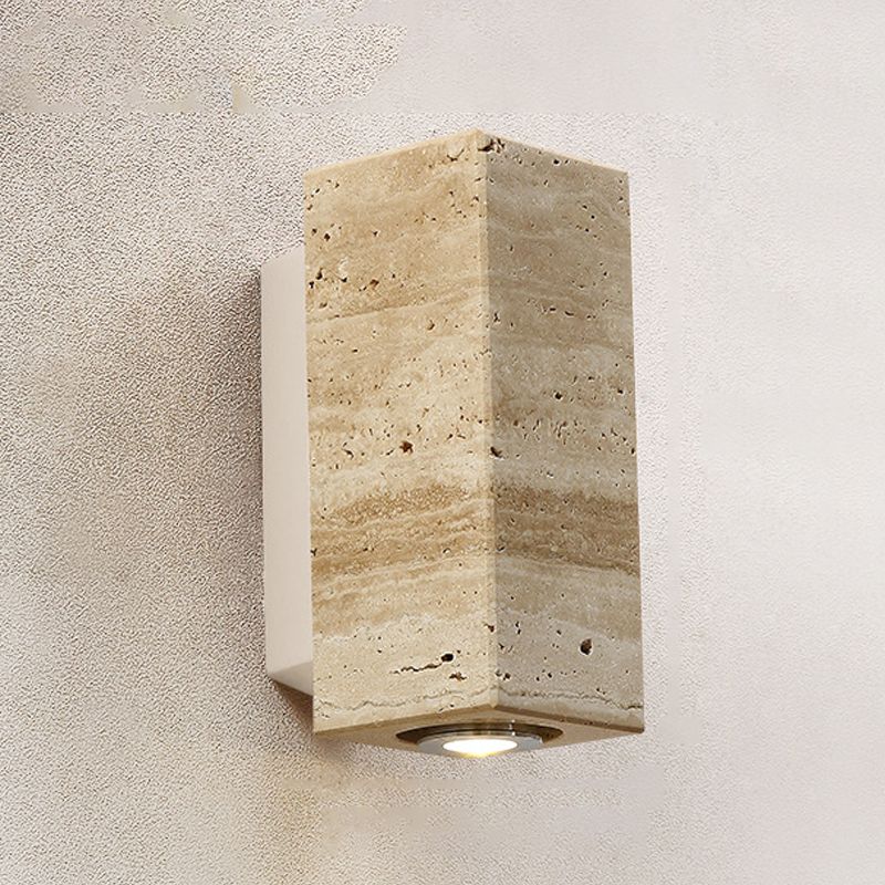 Contemporary Wall Light Fixture Minimalist Marble Wall Light Sconce for Bedroom