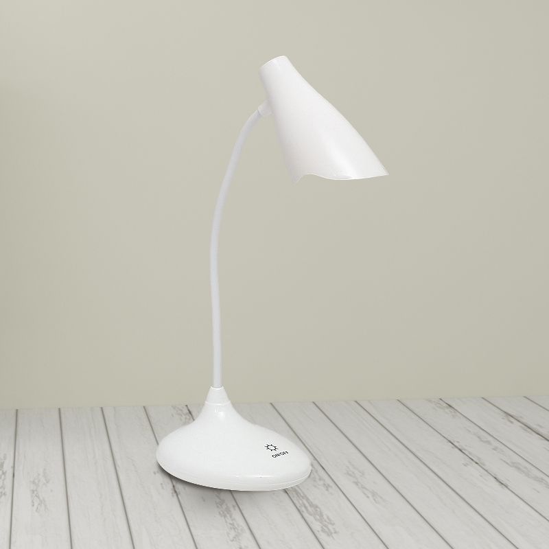 Nordic Bell Form Standing Desk Light Touch-gevoelige blauw/groen/roze/witte LED-bureaulamp met USB-laadpoort