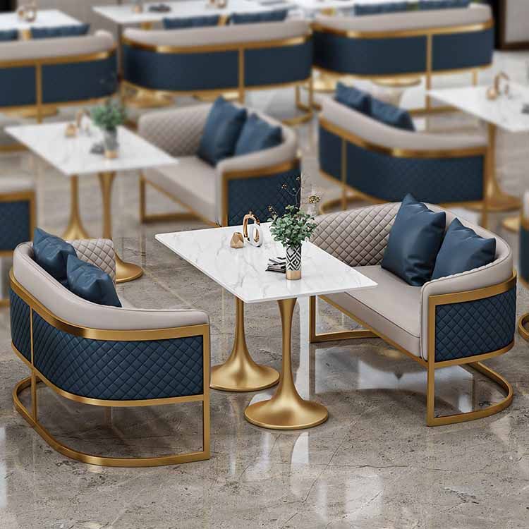 Traditional Luxury Dining Table Sintered Stone White Top Table for Dining Room