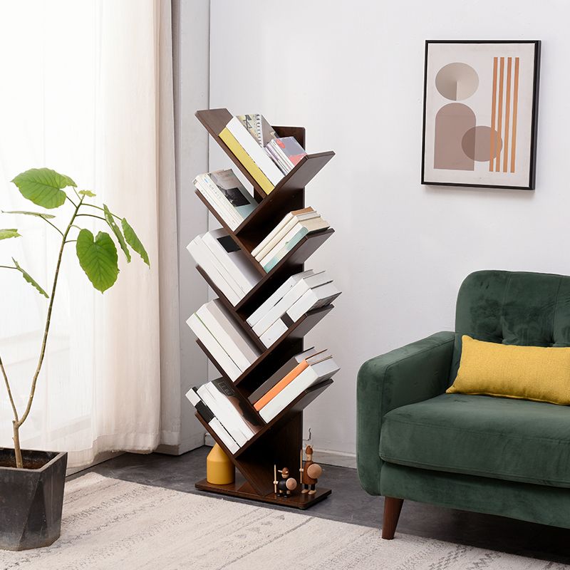 Scandinavian Open Storage Shelf Bookcase Shelves Included for Home Office