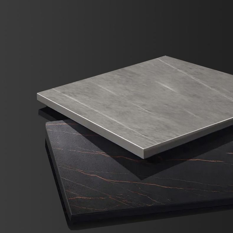 Rectangle Stone Bar Table Modern Bar Table with Trestle Base