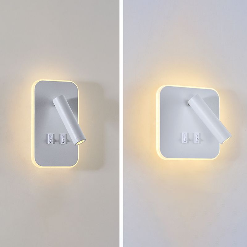 Metal Reading Wall Light Fixture Modern Style Wall Light Sconce for Bedroom