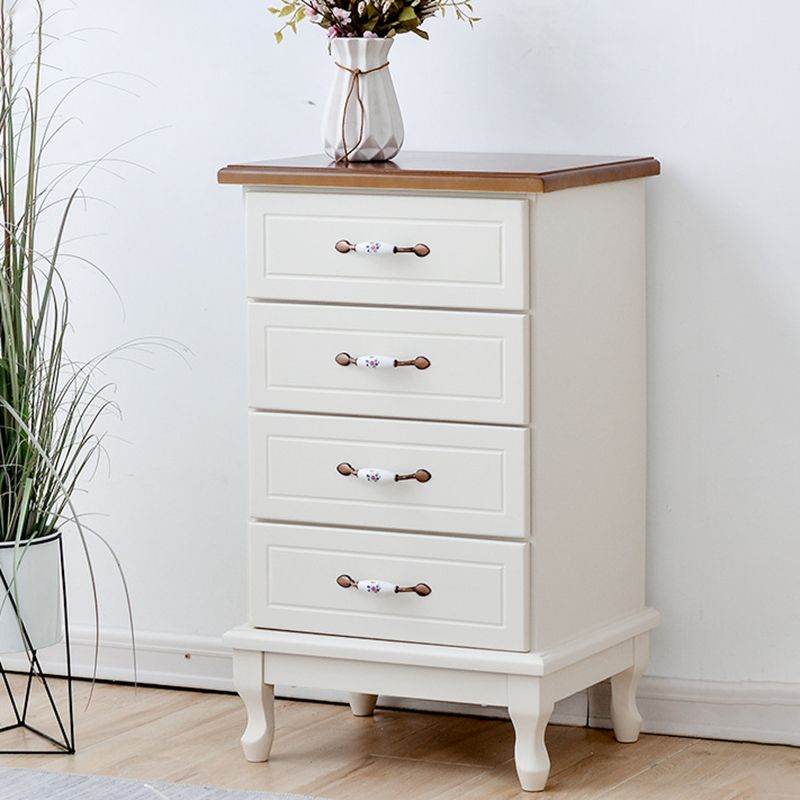 15.74" Wide Accent Chest with Drawers Solid Wood Chest with Cabriole Legs