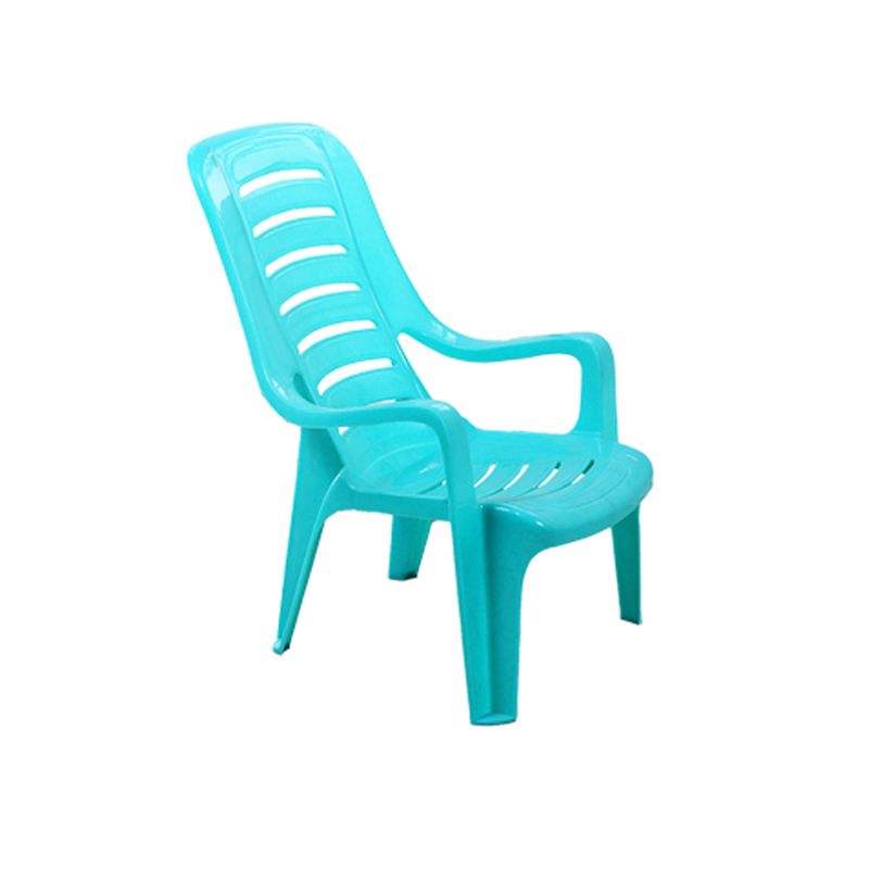 Fauteuils de salle à manger en plastique d'intérieur modernes, fauteuils de salle à manger empilables avec échelle arrière