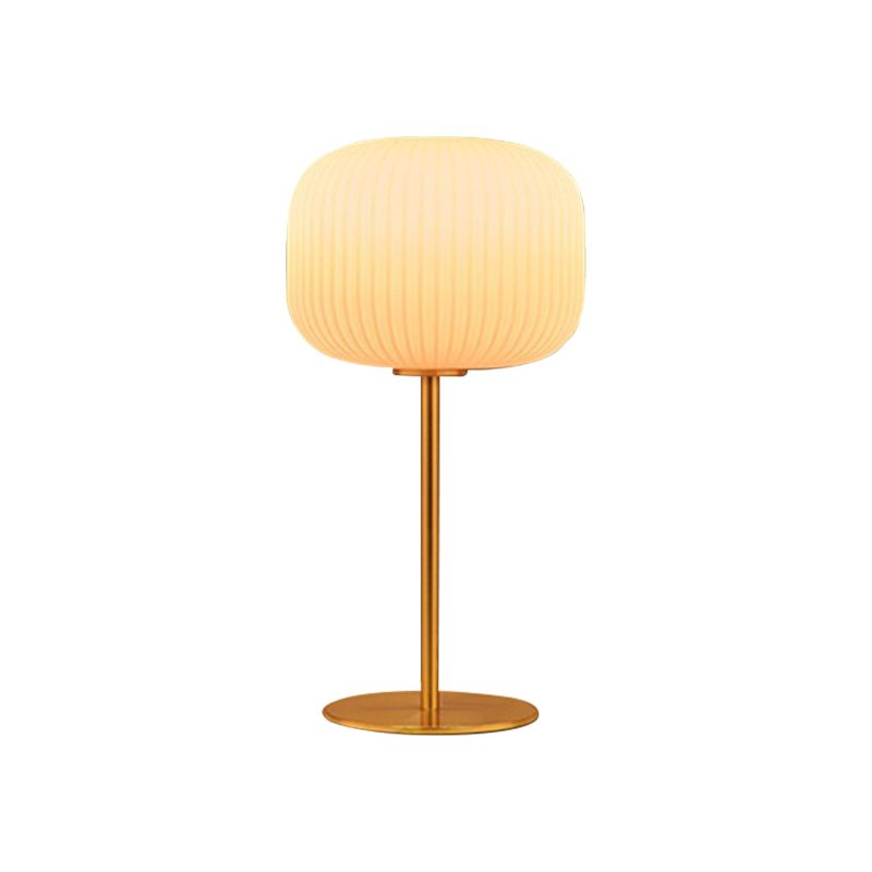 Glastrommel Nachttischlampen moderner Stil 1 leichte Nachttischlampe