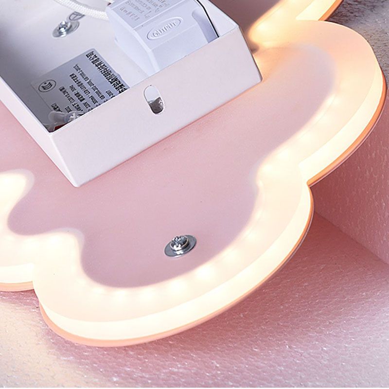 Bambini nuvol ombra a parete montata in ferro battuto con le luci delle pareti per la stanza dei bambini