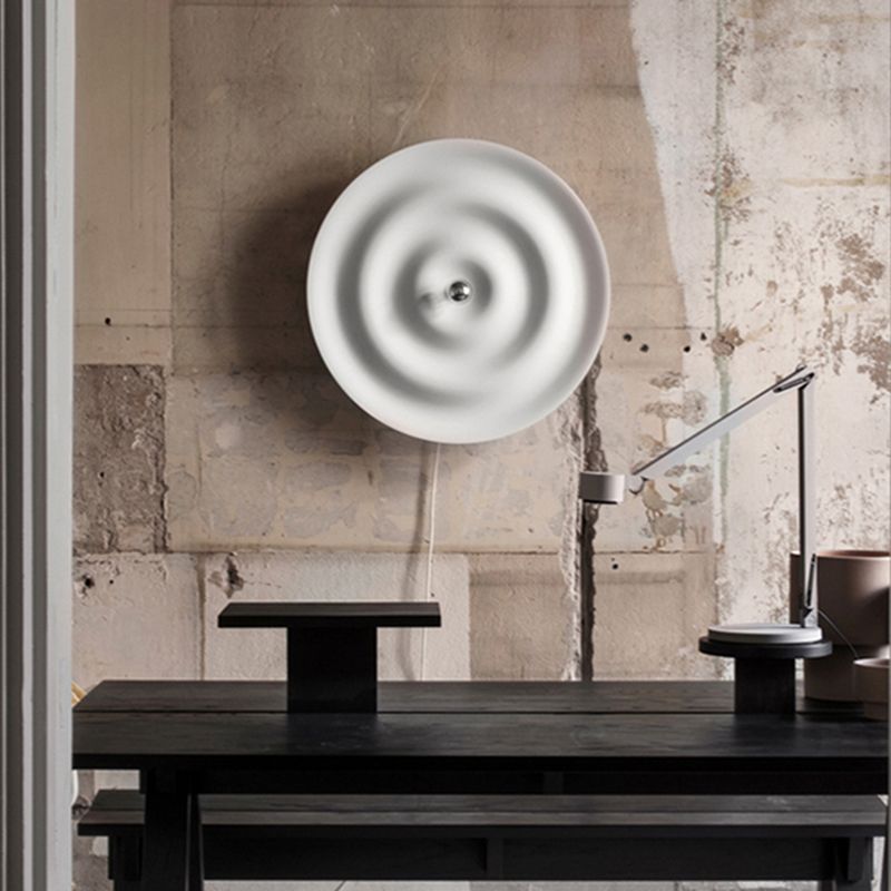 Simplicity Contemporary Wall Sconce Light with Metal Shade for Bedroom