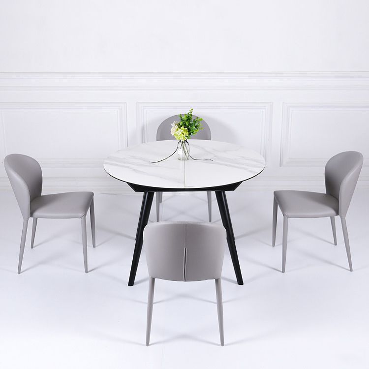 Contemporary Leather Conference Room Side Chair Wingback Dining Chair
