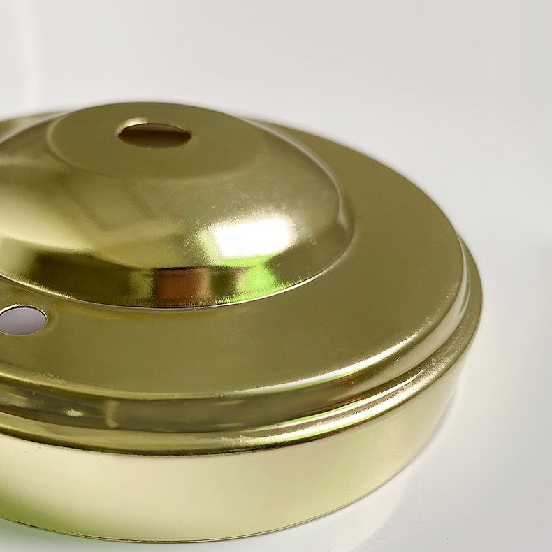 Lámpara de techo geométrica Cobre moderno 1 Montaje de alambre de luz con agujero 2-3.5 '' Dia para el pasillo