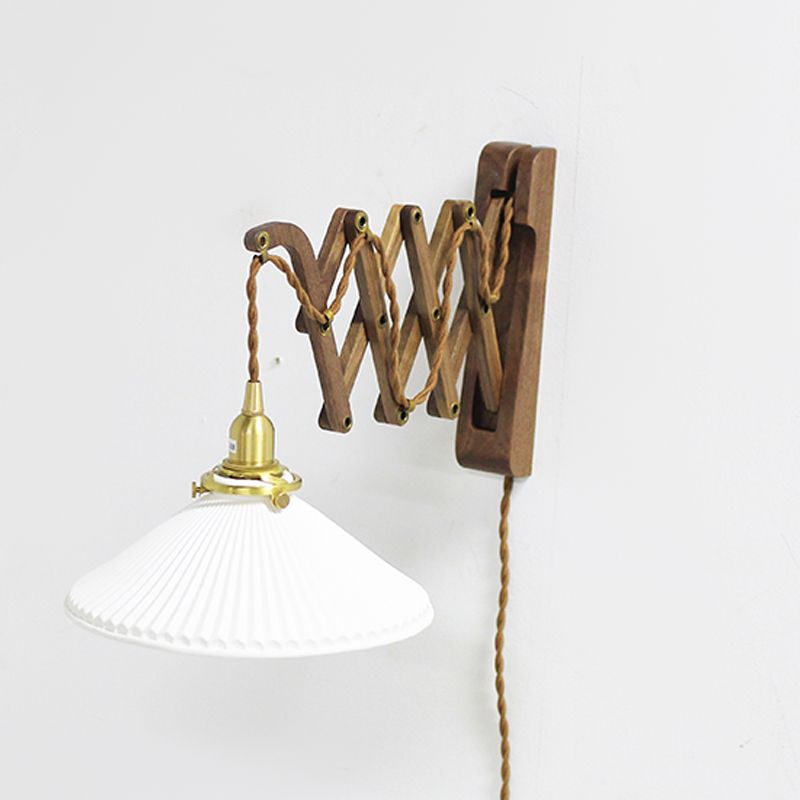 Moderner Stil Geometrischer Wandlampe Licht Holz 1 Lichtwandbeleuchtung Armaturen