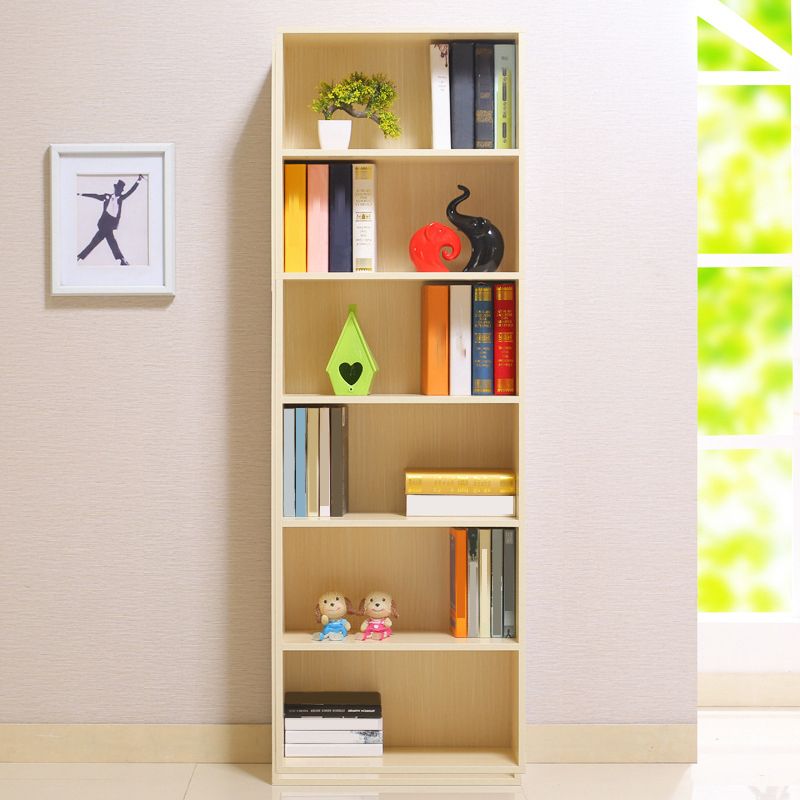 Closed Wooden Bookcase Modern Minimalist Home Living Room Bedroom Rectangular Bookshelf