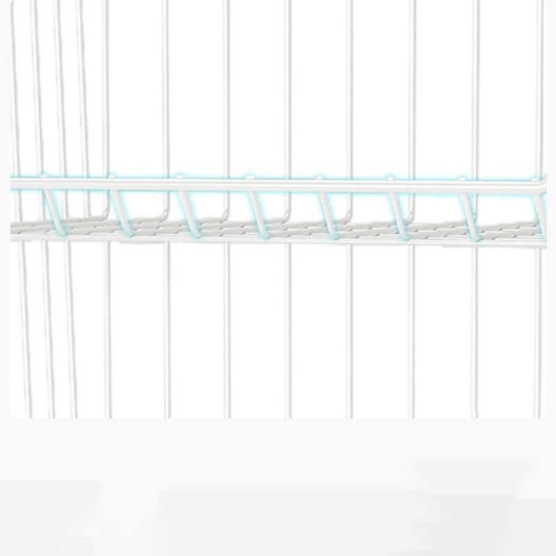 Floating Industrial Bookshelf Metal Frame Bookcase with Shelves