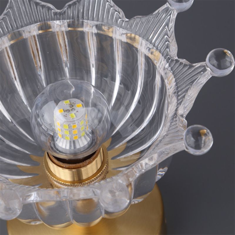 Modern Ceiling Lamp Geometric Flush Mount Light Fixture with Glass Shade for Bedroom
