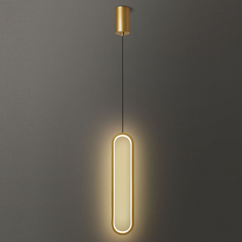 Metall geometrische Deckenhängung Licht moderner Stil 1-Licht-Anhänger Beleuchtungskörper