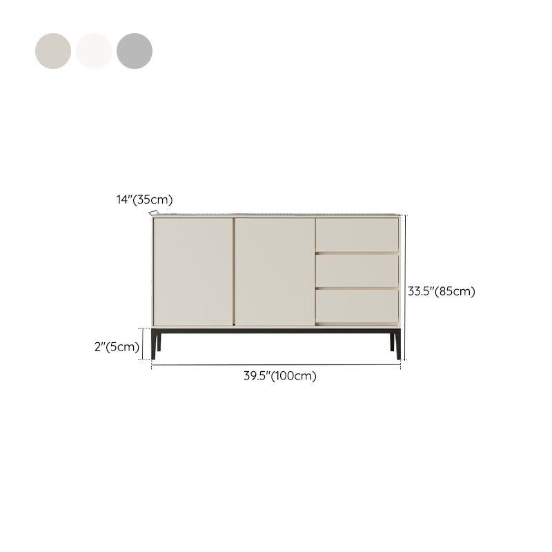 13.65-inch Width Storage Chest Contemporary Stone Storage Chest Dresser
