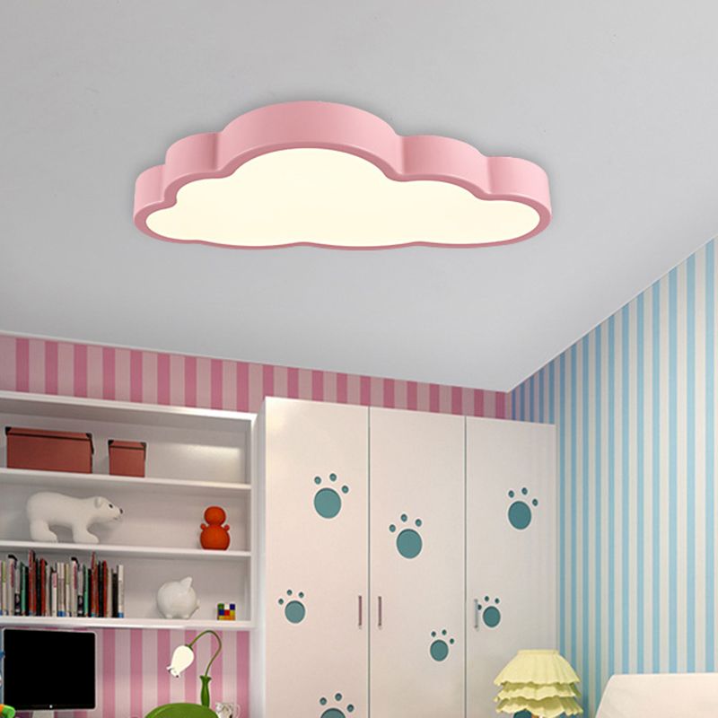 Luz de techo empotrada moderna LED de acrílico con luz de techo empotrada para dormitorio en la nube