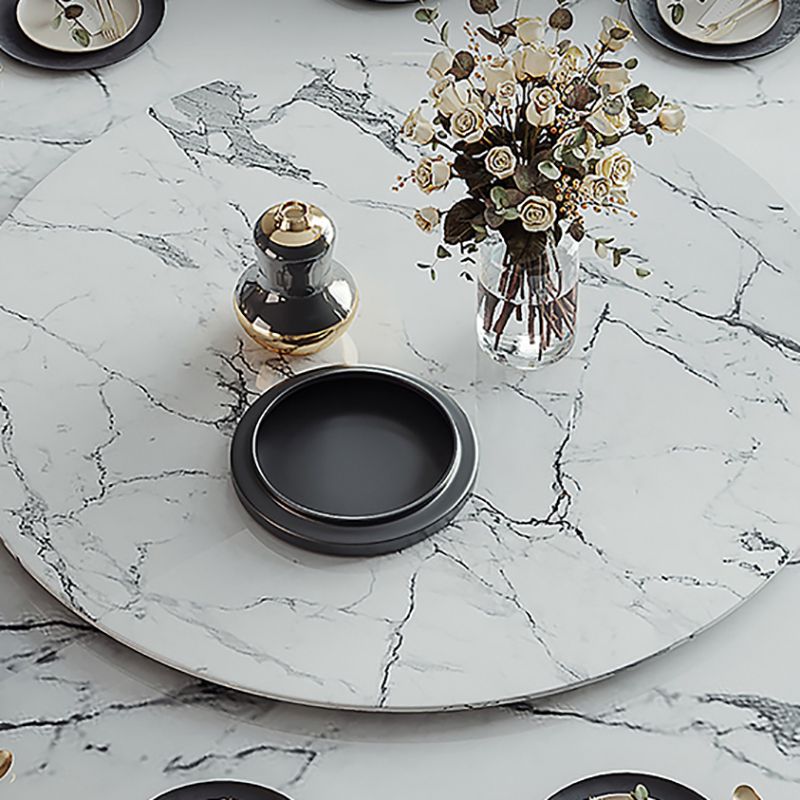Glam Home Convertible Dining Table Home Round Pedestal Table