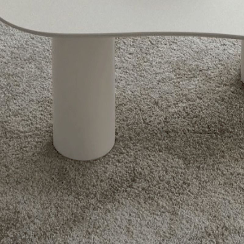 13.78" Tall Contemporary Style Coffee Cocktail Table Wooden 3 Legs Coffee Table
